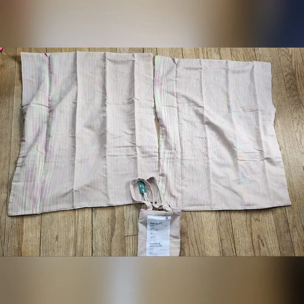 Urban Outfitters Space Dye Sham Set Set of 4 Pillowcases Nwts
